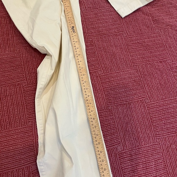 GAP Cream / soft yellow Wide Leg high rise stride ankle Pants - Picture 10 of 16